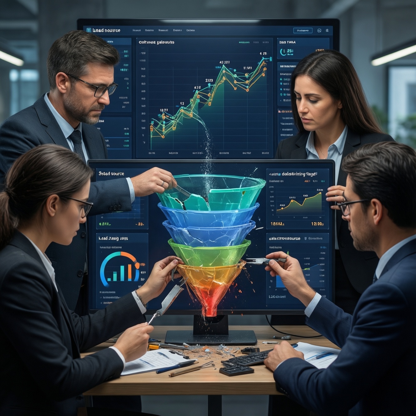 Воронка продаж: где теряются лиды и как быстро исправить слабые места