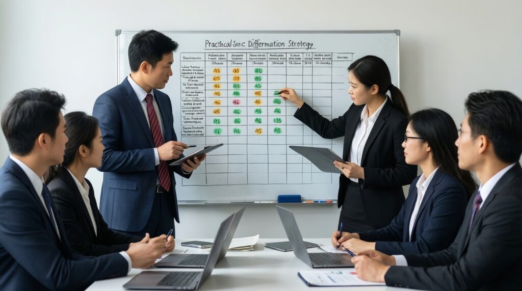 Как анализировать конкурентов и находить точки дифференциации для продаж - иллюстрация